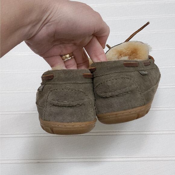 L.L. Bean Men\'s Wicked Good Moccasins Slippers Size 7 Green main image 10